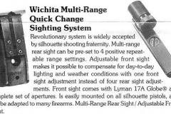 Multi Range Quick Change Sighting System